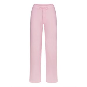 cotton jersey straight leg pant