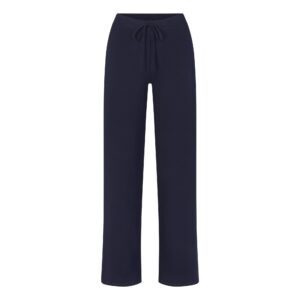 cotton jersey straight leg pant