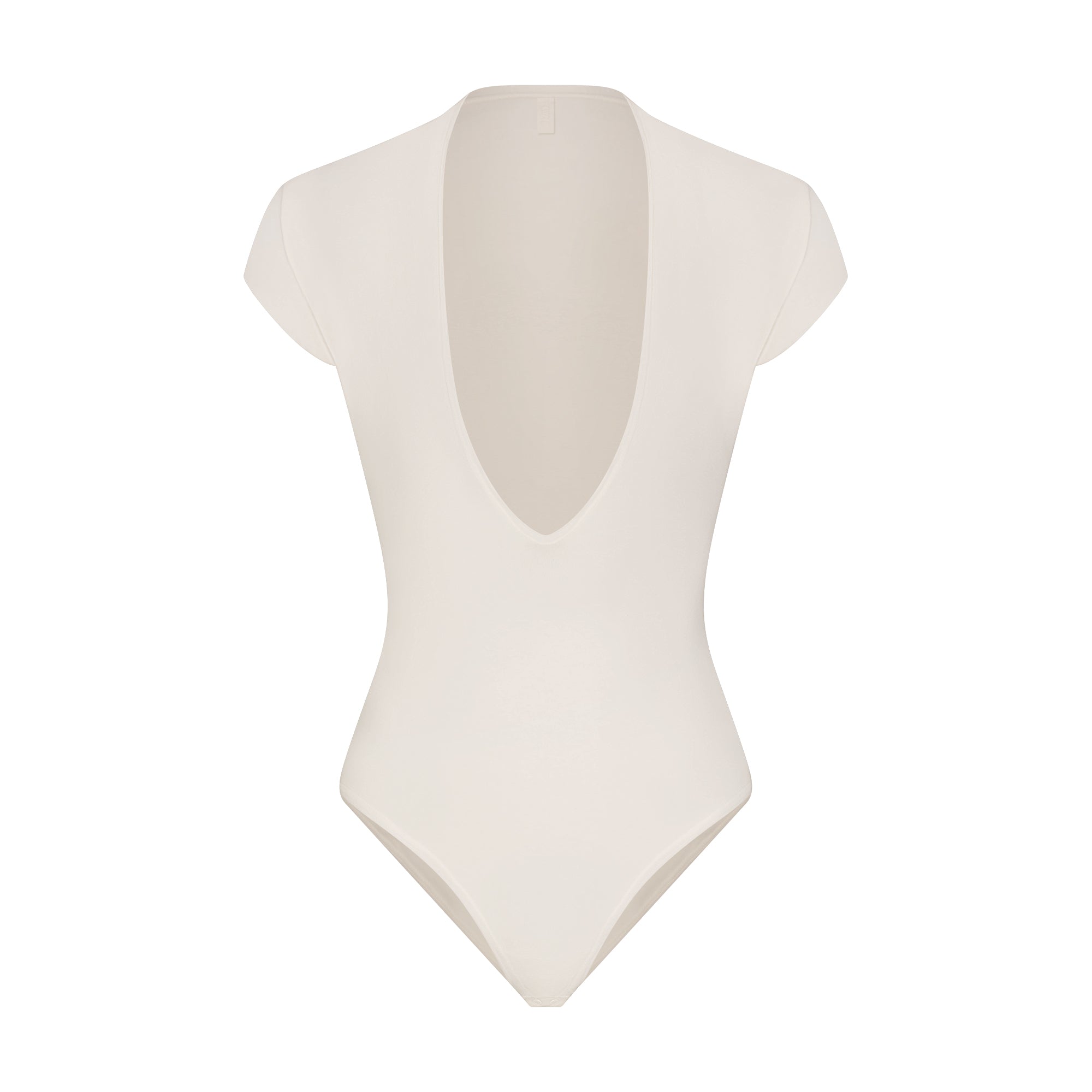cotton jersey deep plunge bodysuit cotton jersey deep plunge bodysuit
