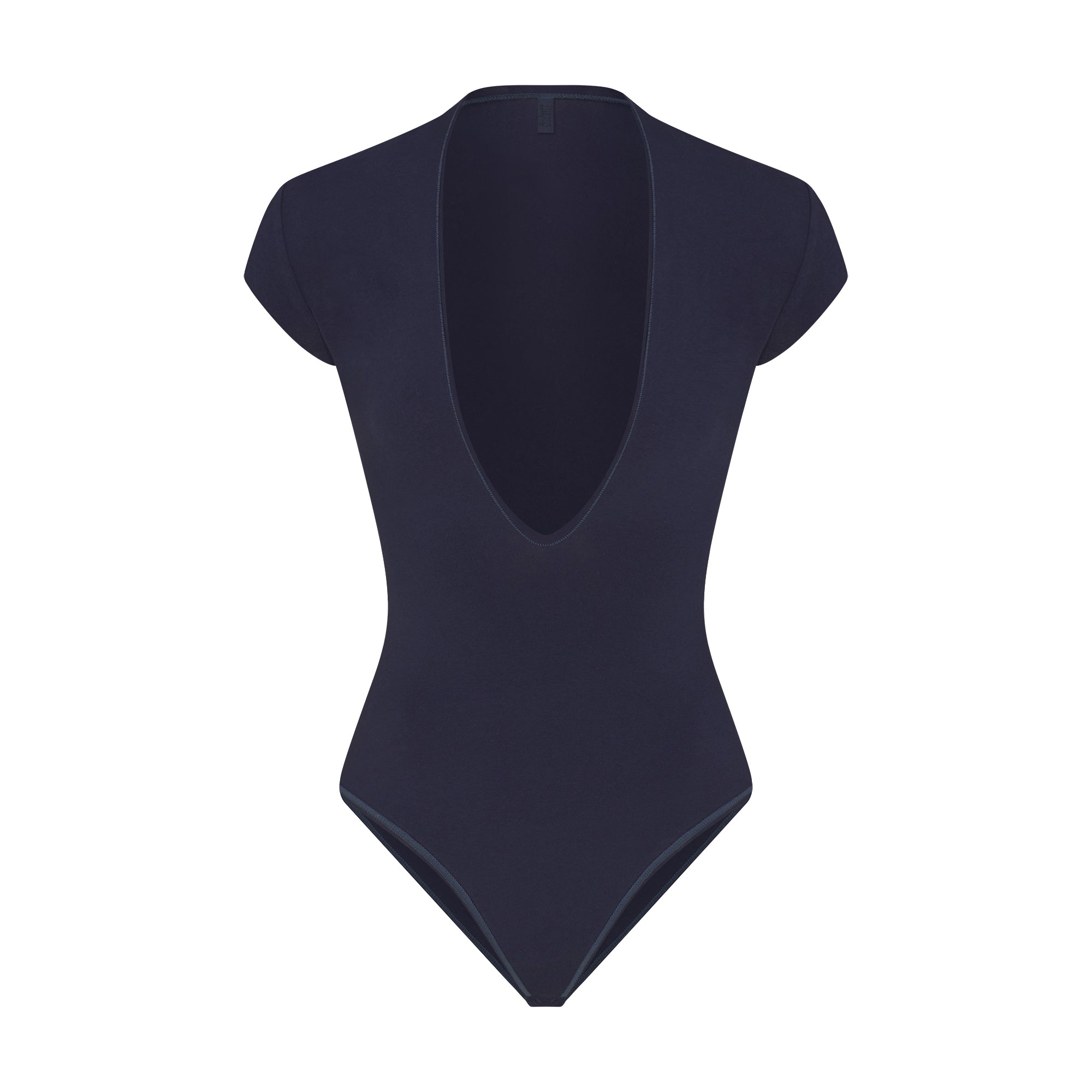 cotton jersey deep plunge bodysuit cotton jersey deep plunge bodysuit