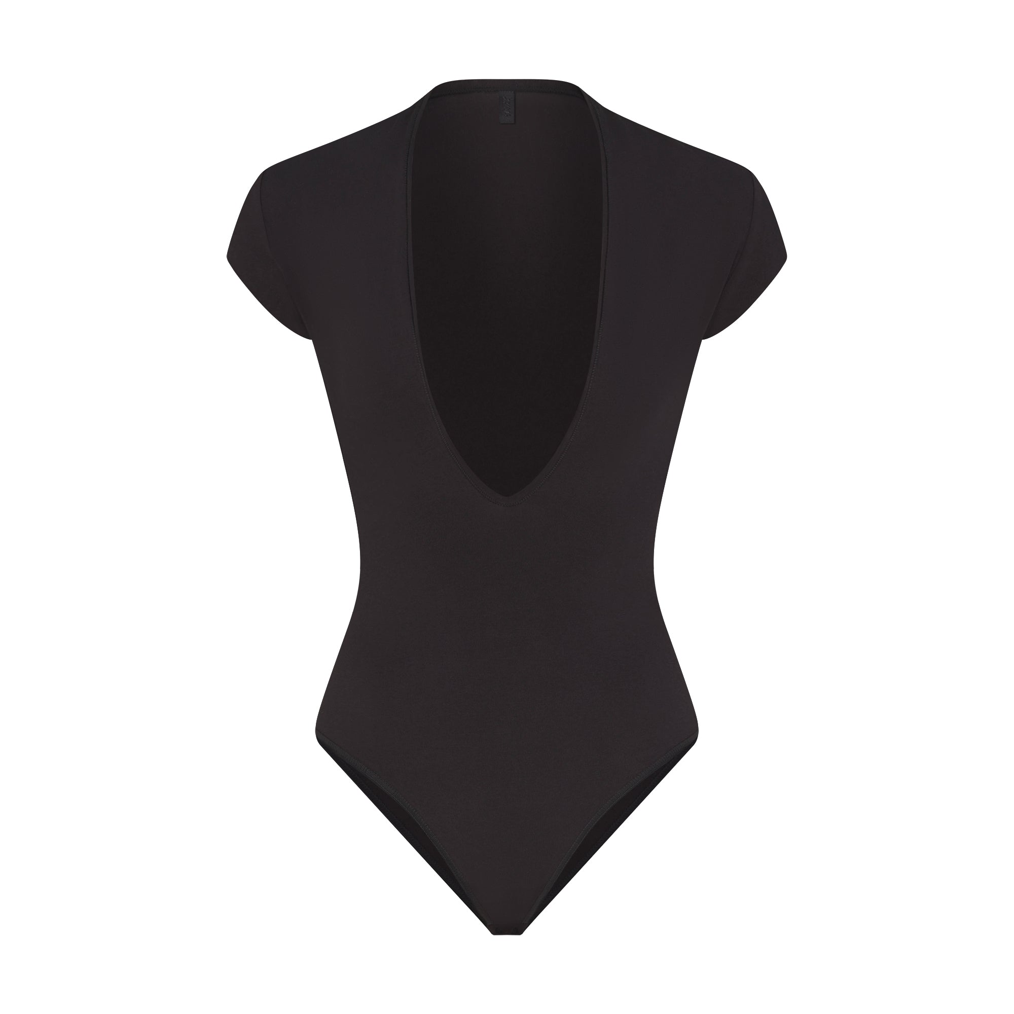 cotton jersey deep plunge bodysuit cotton jersey deep plunge bodysuit