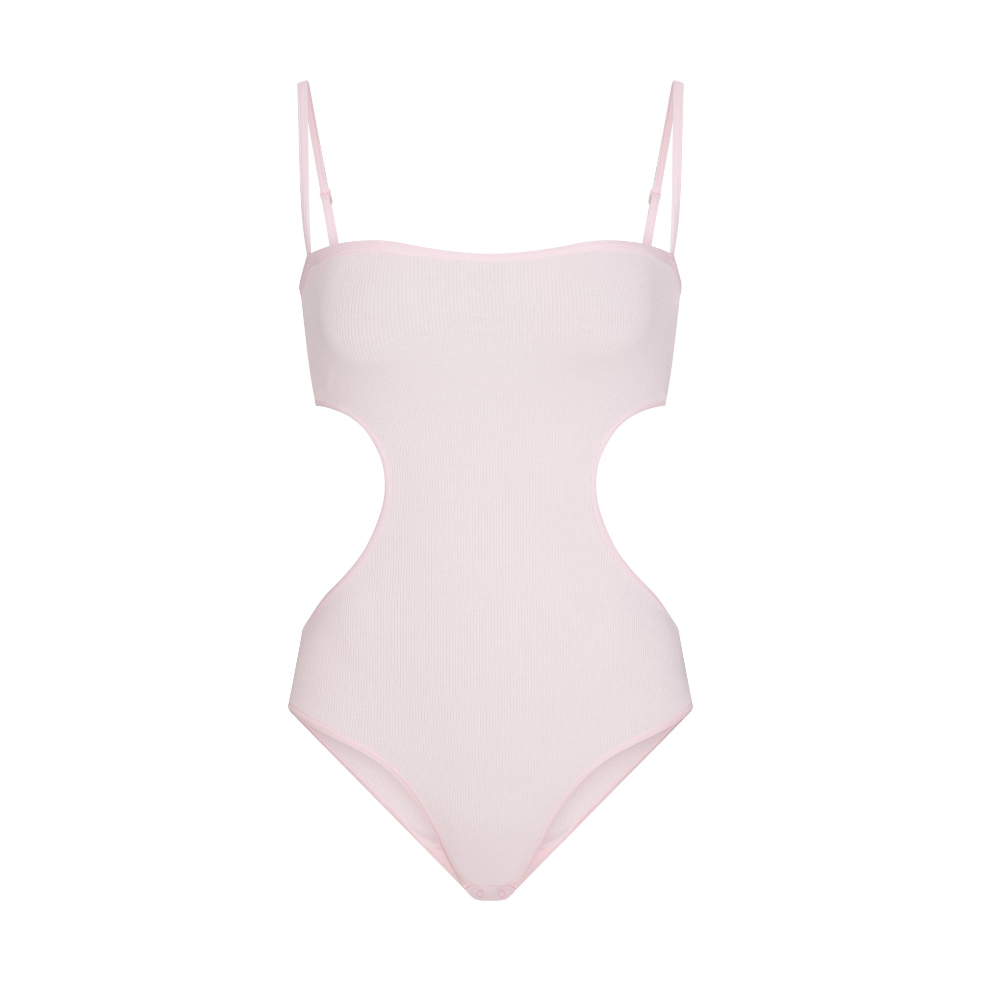 cotton rib cut out bodysuit cotton rib cut out bodysuit