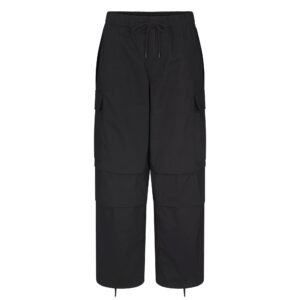 Home woven cotton oversized low rise cargo pant