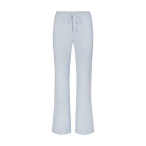 drapey french terry straight leg pant