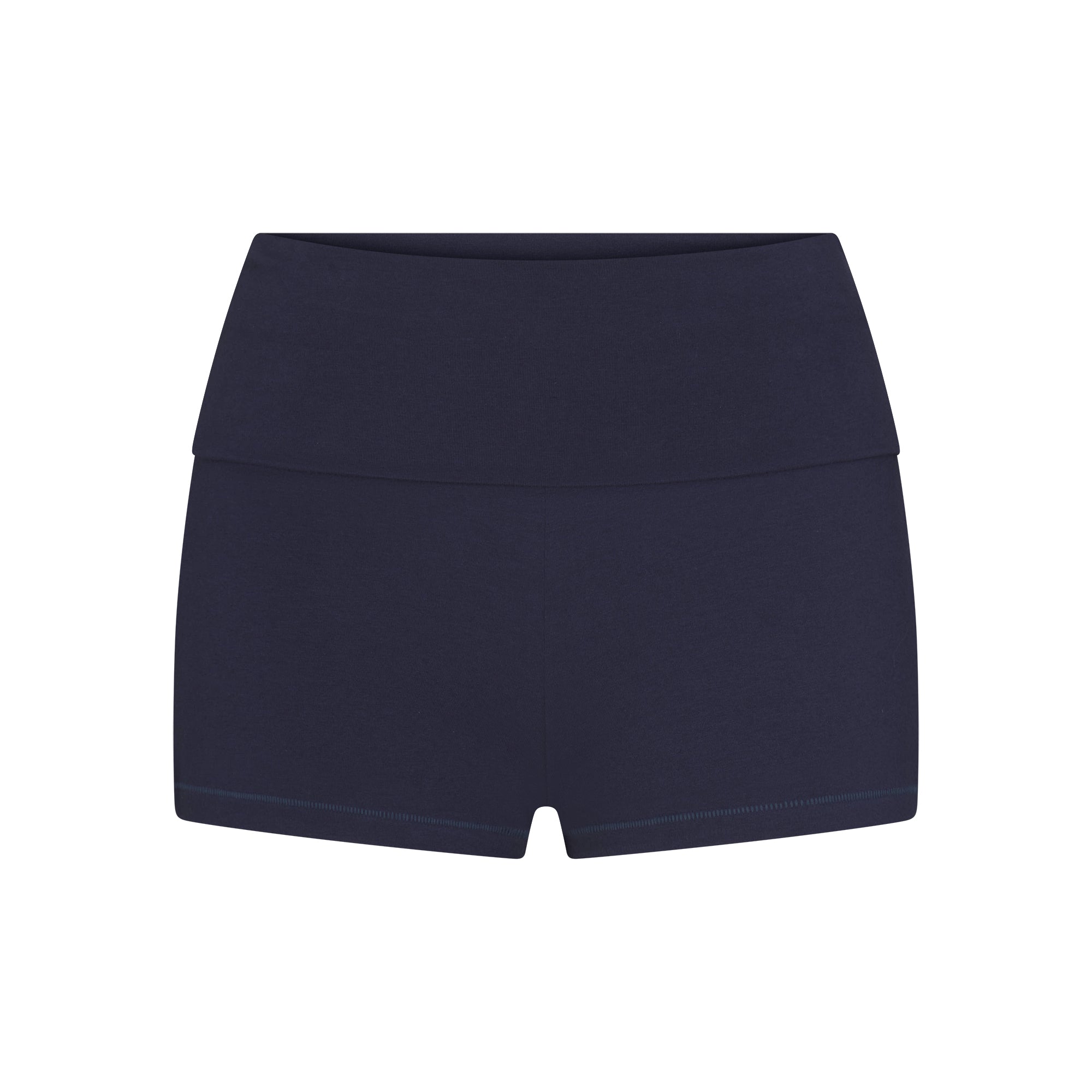 cotton jersey foldover short cotton jersey foldover short