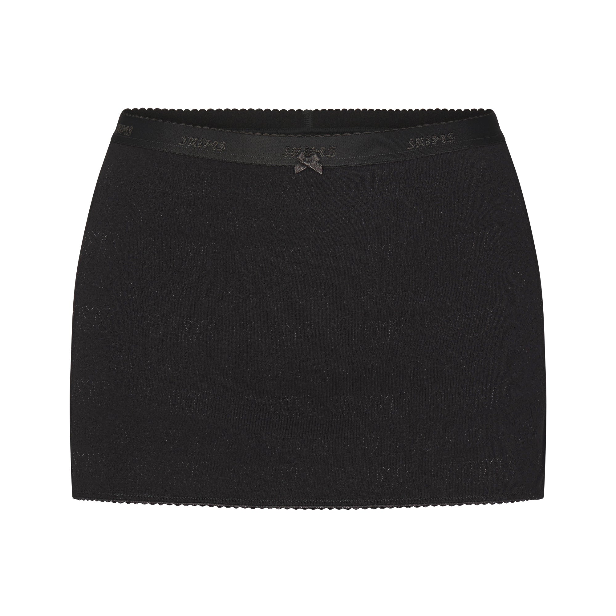 logo pointelle micro skort logo pointelle micro skort