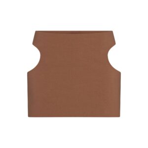 cotton jersey cut out mini skirt