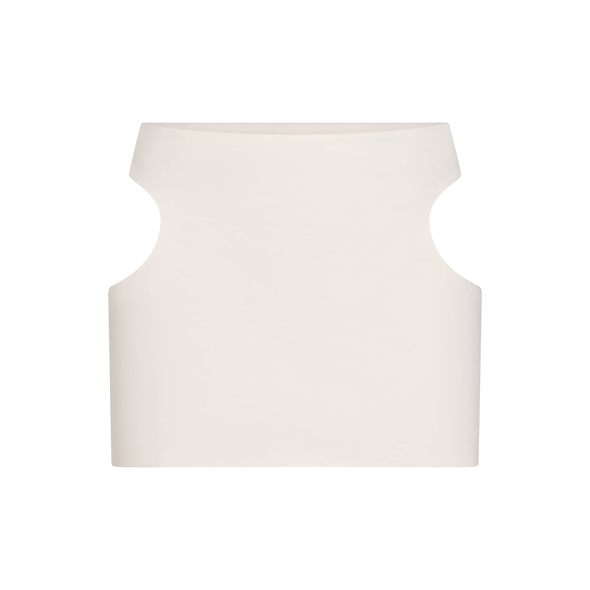 cotton jersey cut out mini skirt cotton jersey cut out mini skirt