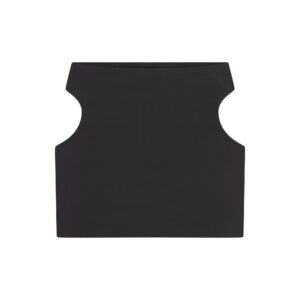 cotton jersey cut out mini skirt