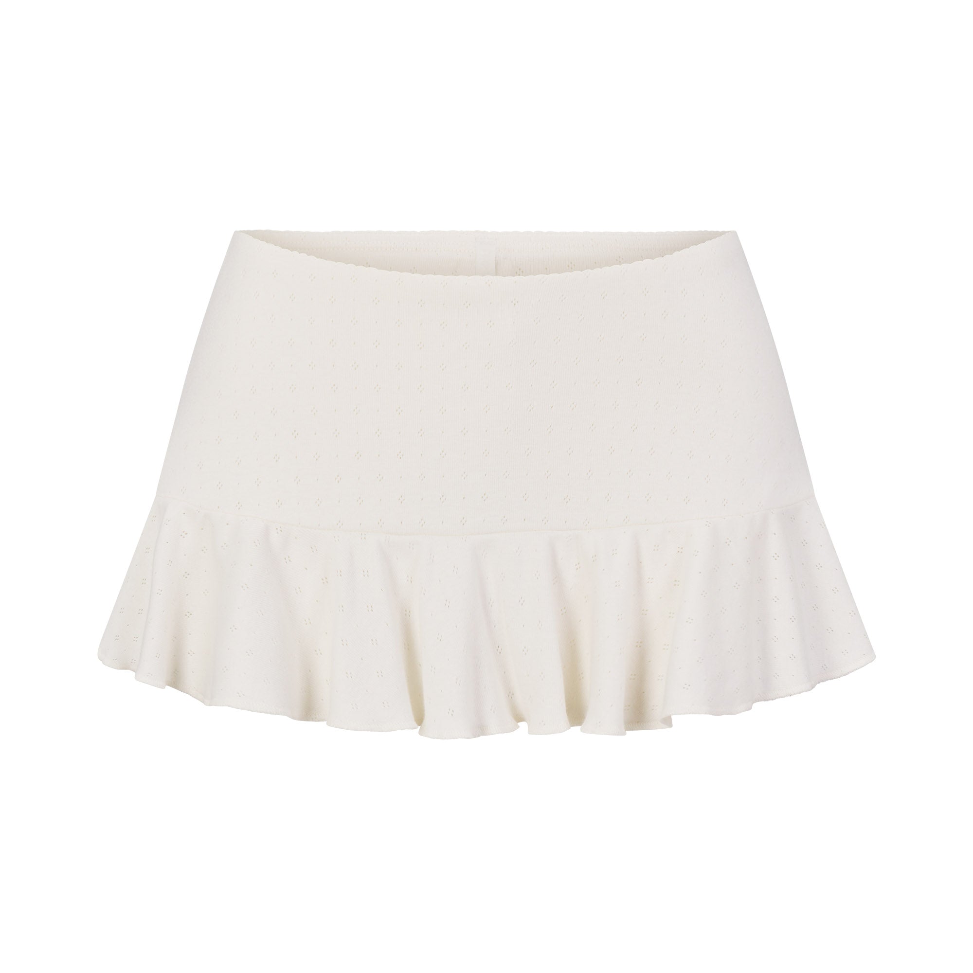 heavy pointelle mini skort heavy pointelle mini skort