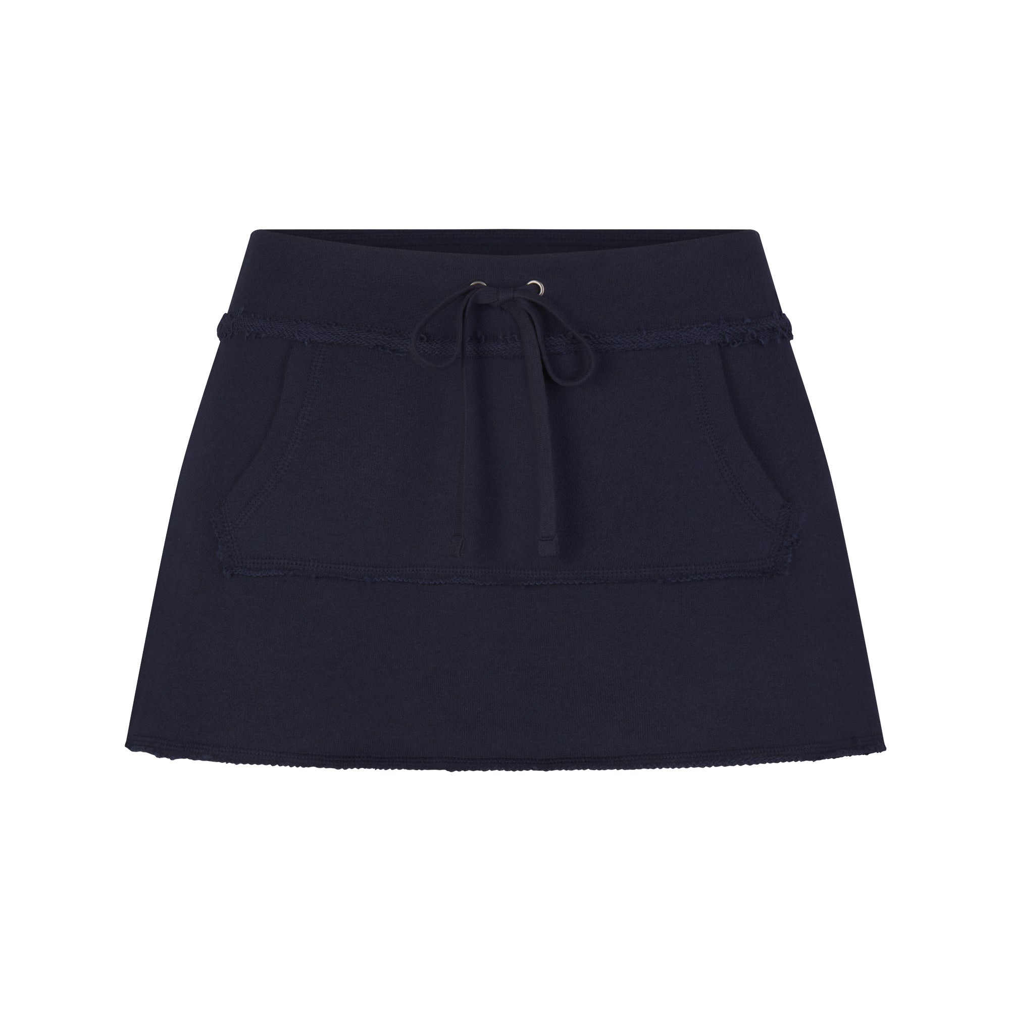 drapey french terry mini skirt drapey french terry mini skirt
