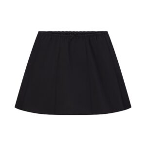 poplin apparel mini skirt