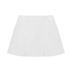 poplin apparel mini skirt
