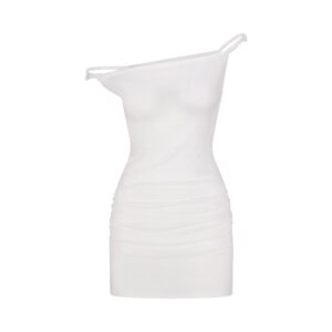swim cover ups cotton off the shoulder mini dress