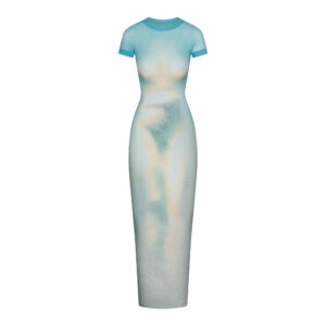 mesh cover ups long dress