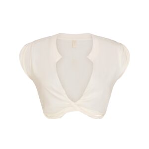 swim cover ups cotton plunge twist top