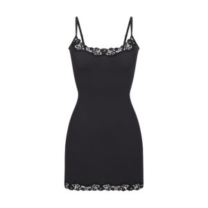 fits everybody lace slip dress