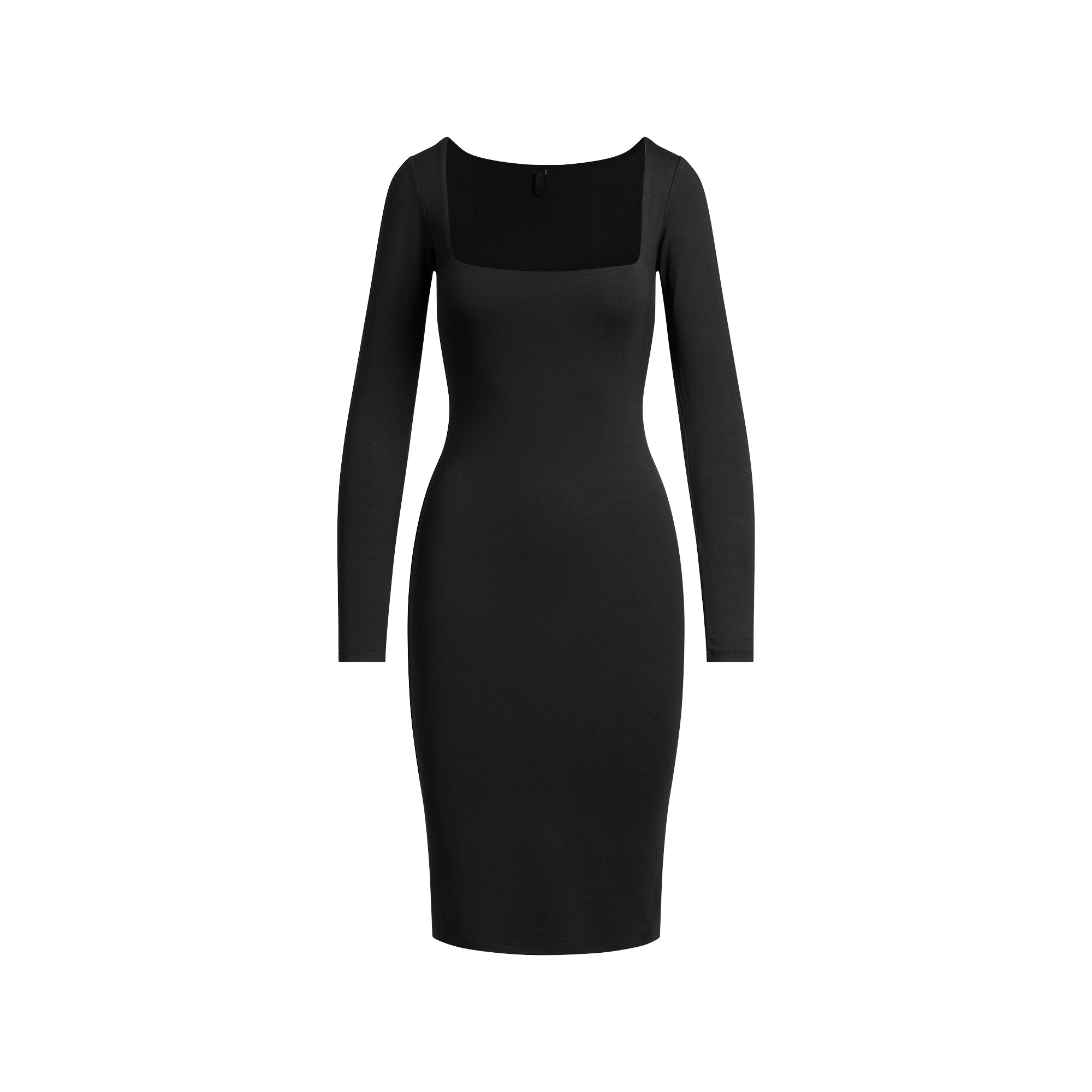 smooth layers square neck midi dress smooth layers square neck midi dress