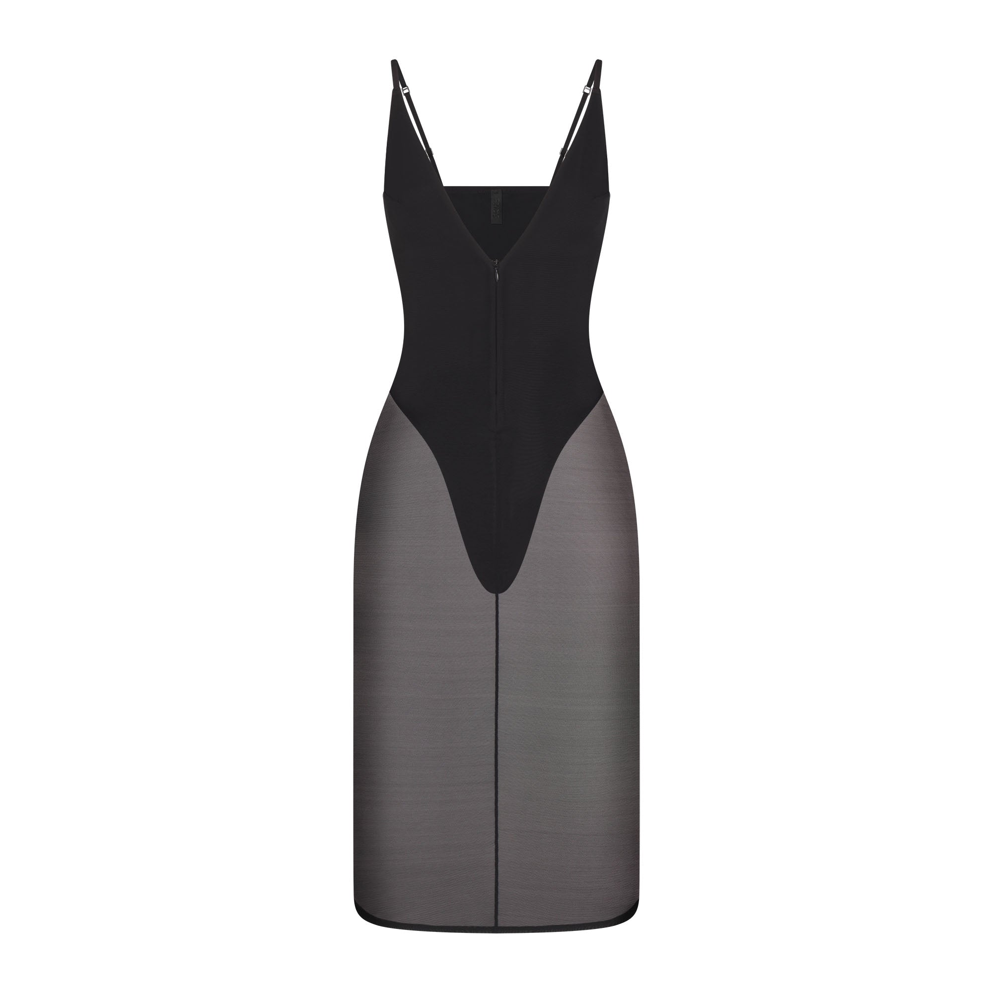 skims body mesh plunge midi dress skims body mesh plunge midi dress