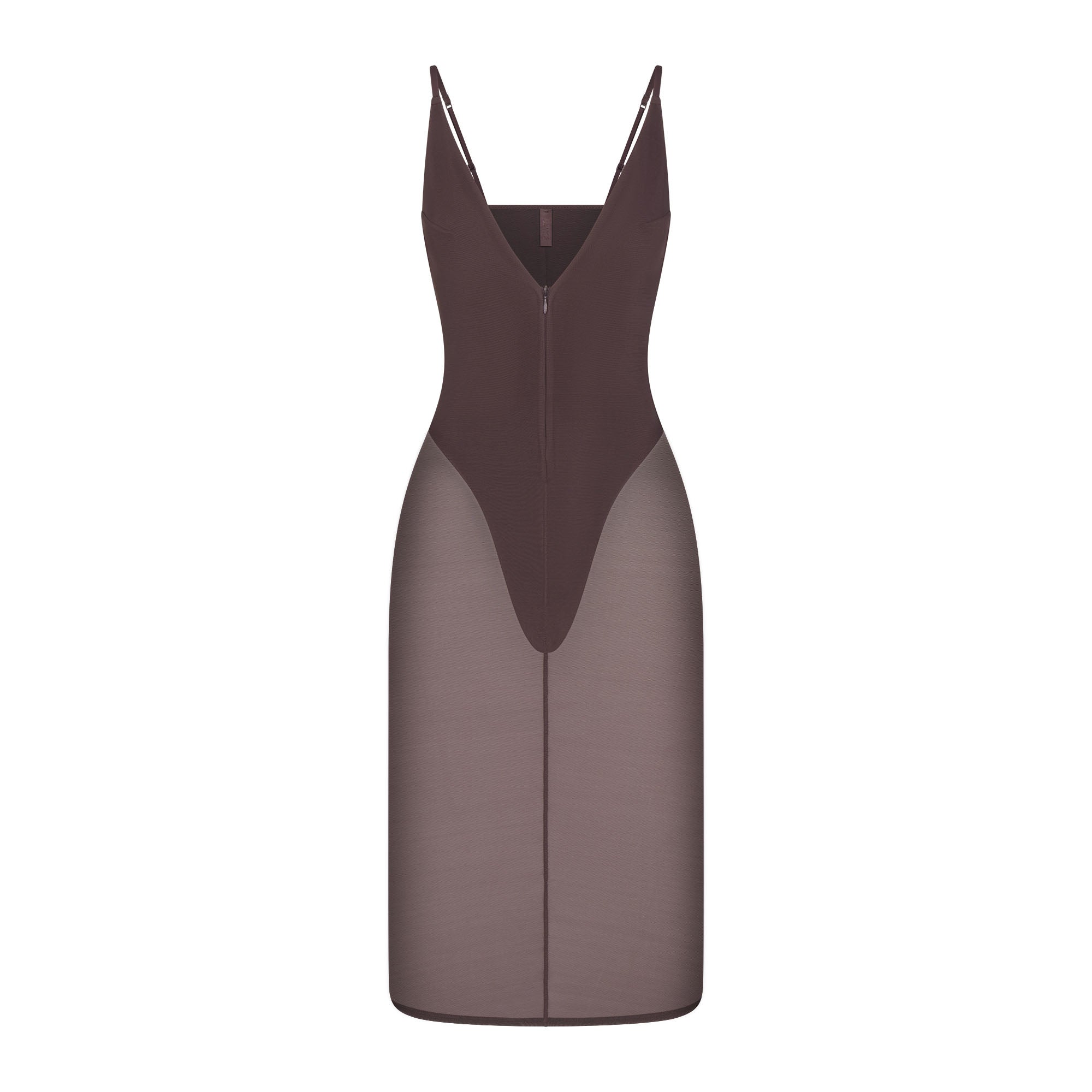 skims body mesh plunge midi dress skims body mesh plunge midi dress