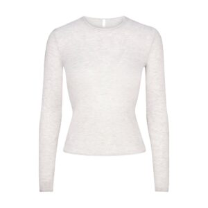 featherweight cashmere long sleeve top