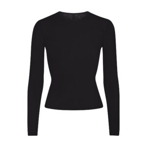 featherweight cashmere long sleeve top