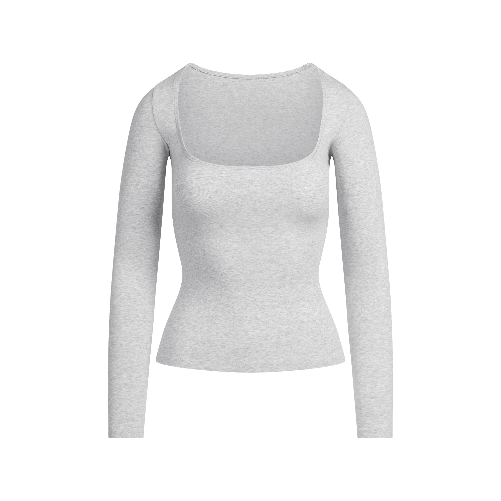 cotton jersey scoop neck long sleeve top cotton jersey scoop neck long sleeve top