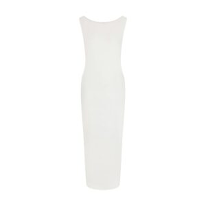 smooth layers cut out long dress