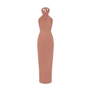 Home smooth layers convertible long dress