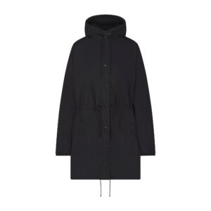Home woven cotton oversized anorak
