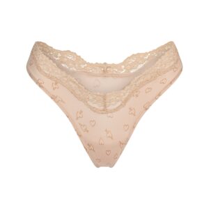 Home fits everybody lace dipped thong