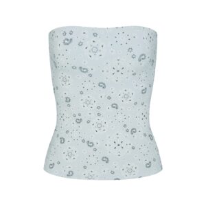 cotton jersey tube top