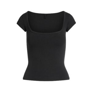 cotton jersey scoop neck t shirt
