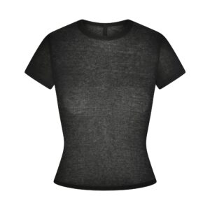 sheer rib t shirt
