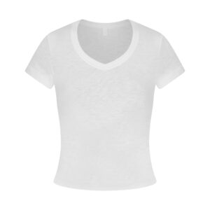 worn in jersey baby v neck tee