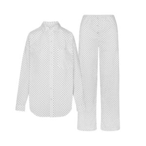cotton poplin oversized sleep set