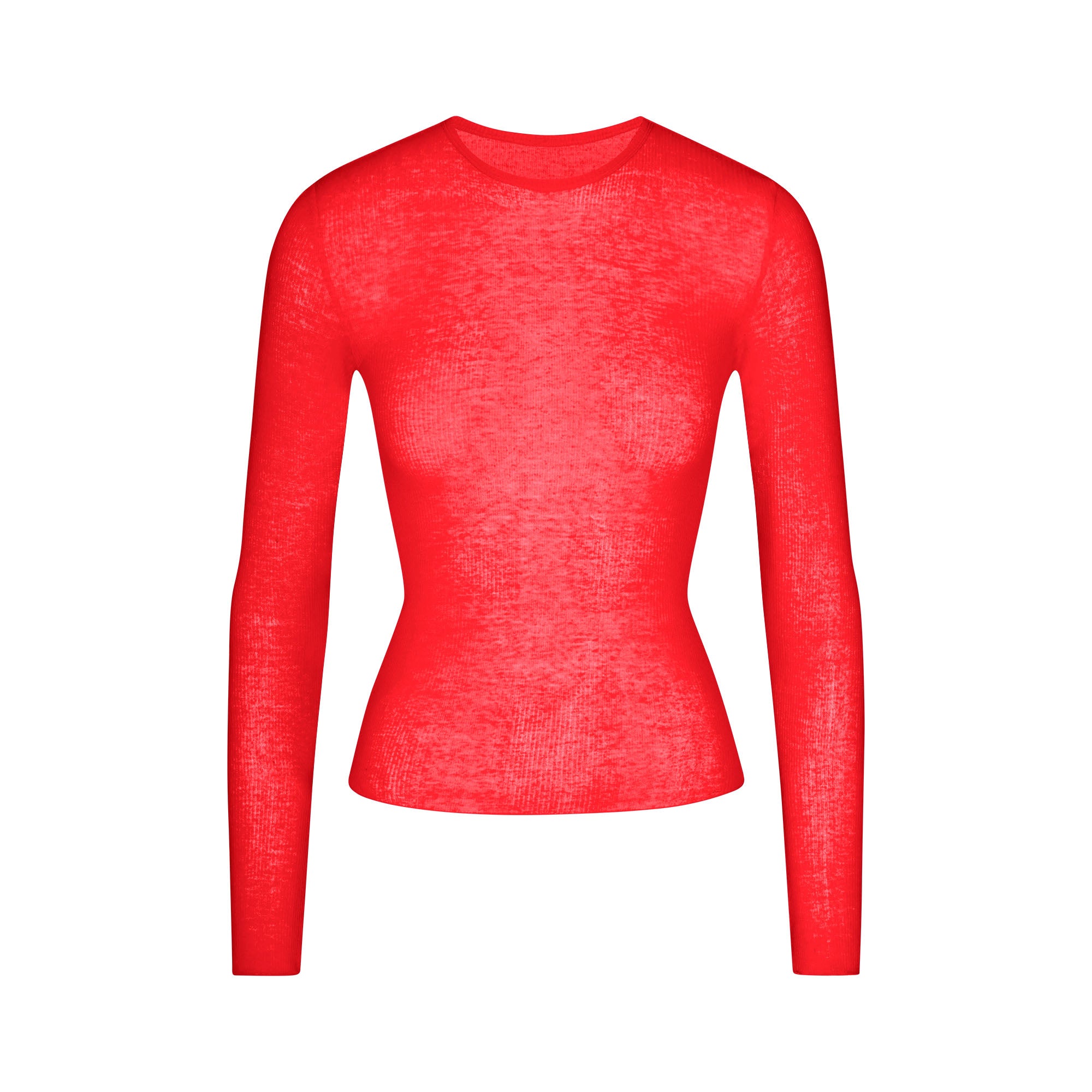 sheer rib long sleeve top sheer rib long sleeve top