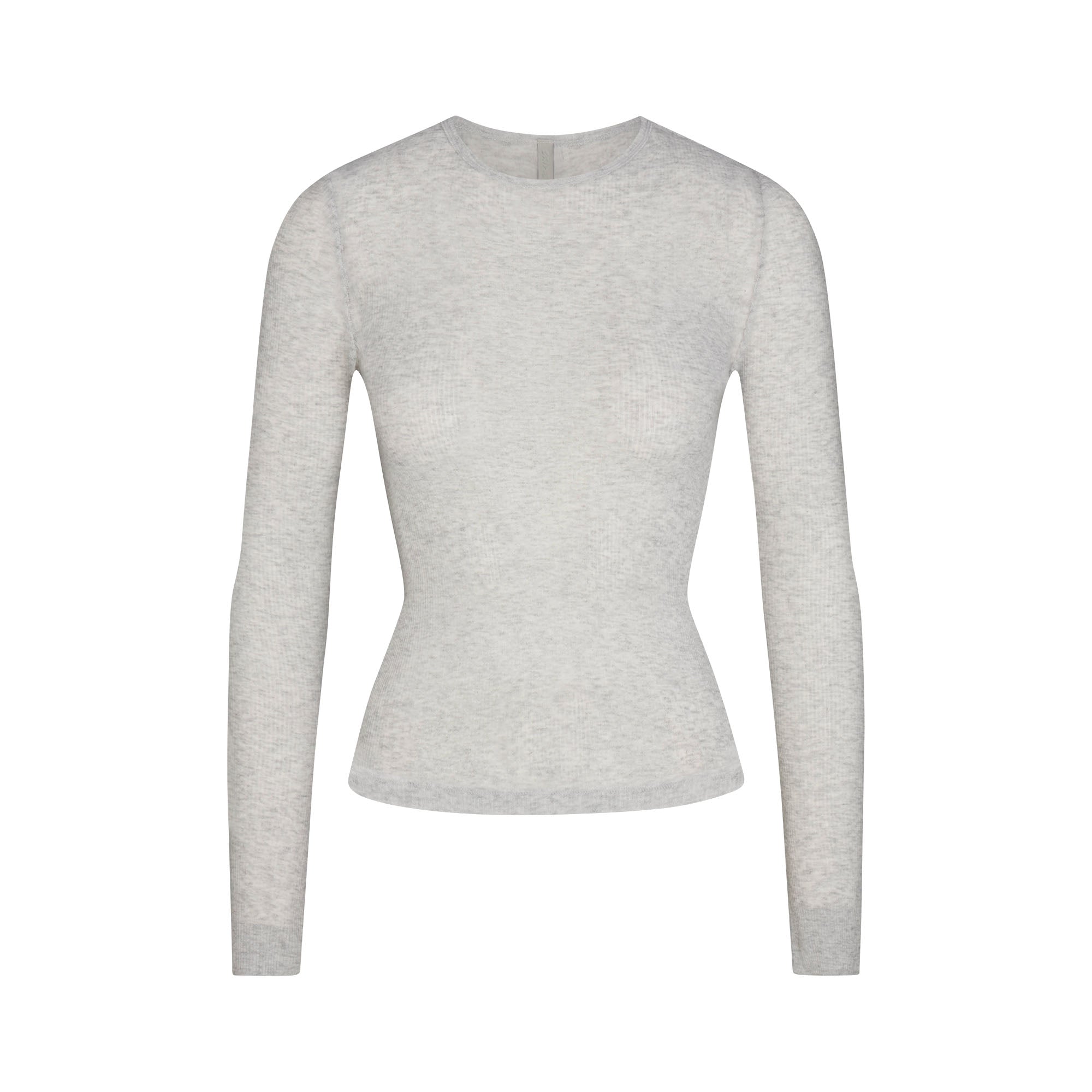 sheer rib long sleeve top sheer rib long sleeve top