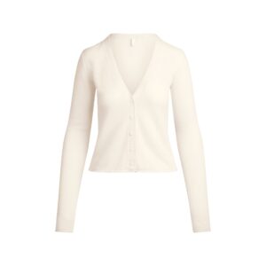 featherweight cashmere cardigan