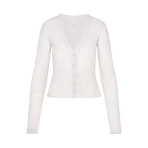 featherweight cashmere cardigan