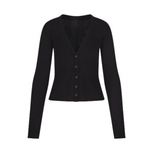 featherweight cashmere cardigan
