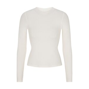 cotton rib long sleeve t shirt