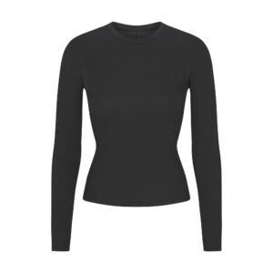 cotton rib long sleeve t shirt