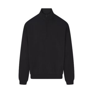 Home fleece lounge mens relaxed quarter zip