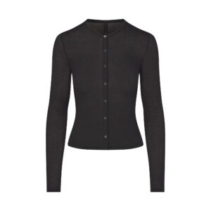 sheer modal cardigan