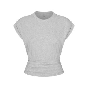 worn in jersey ruched tee