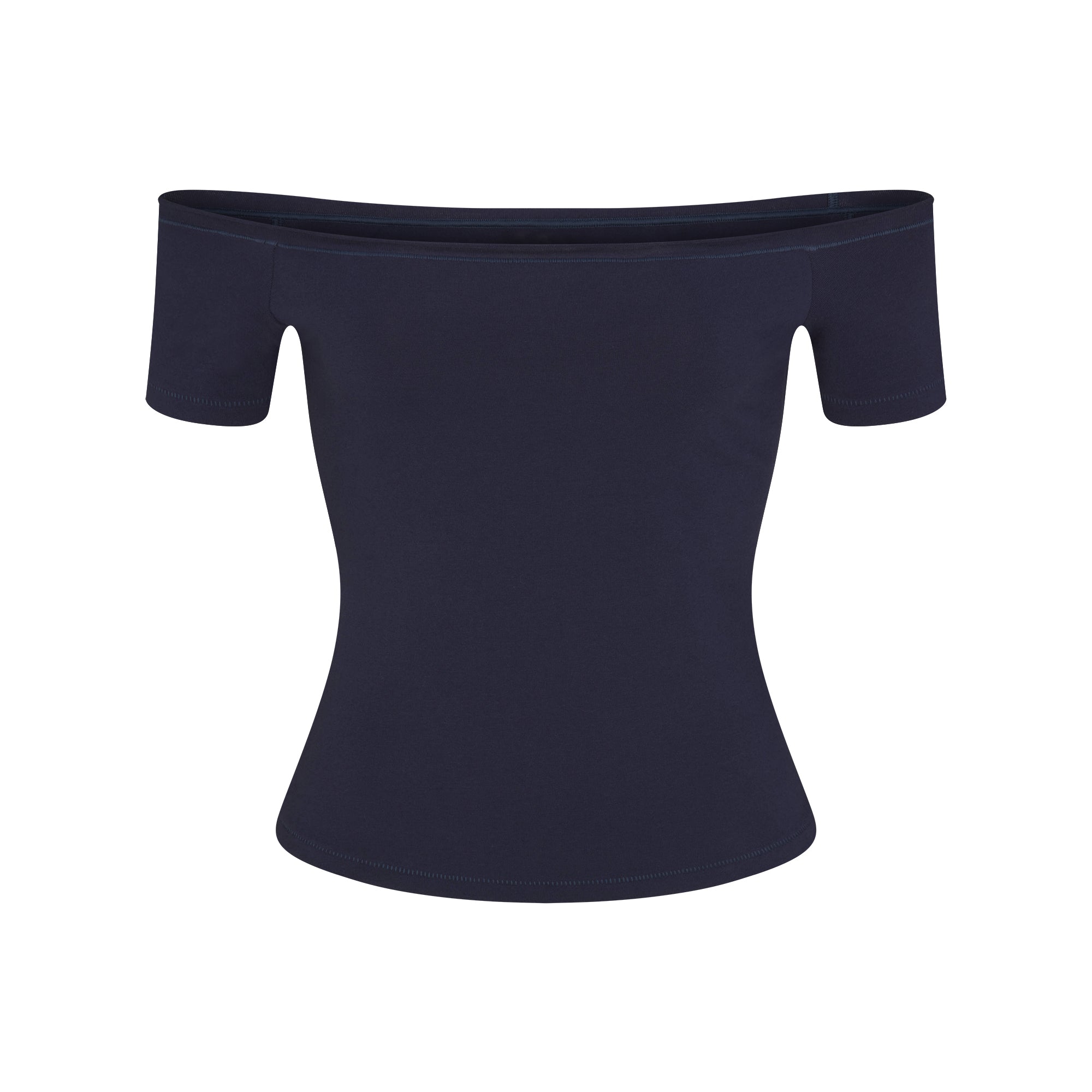 cotton jersey off the shoulder top cotton jersey off the shoulder top