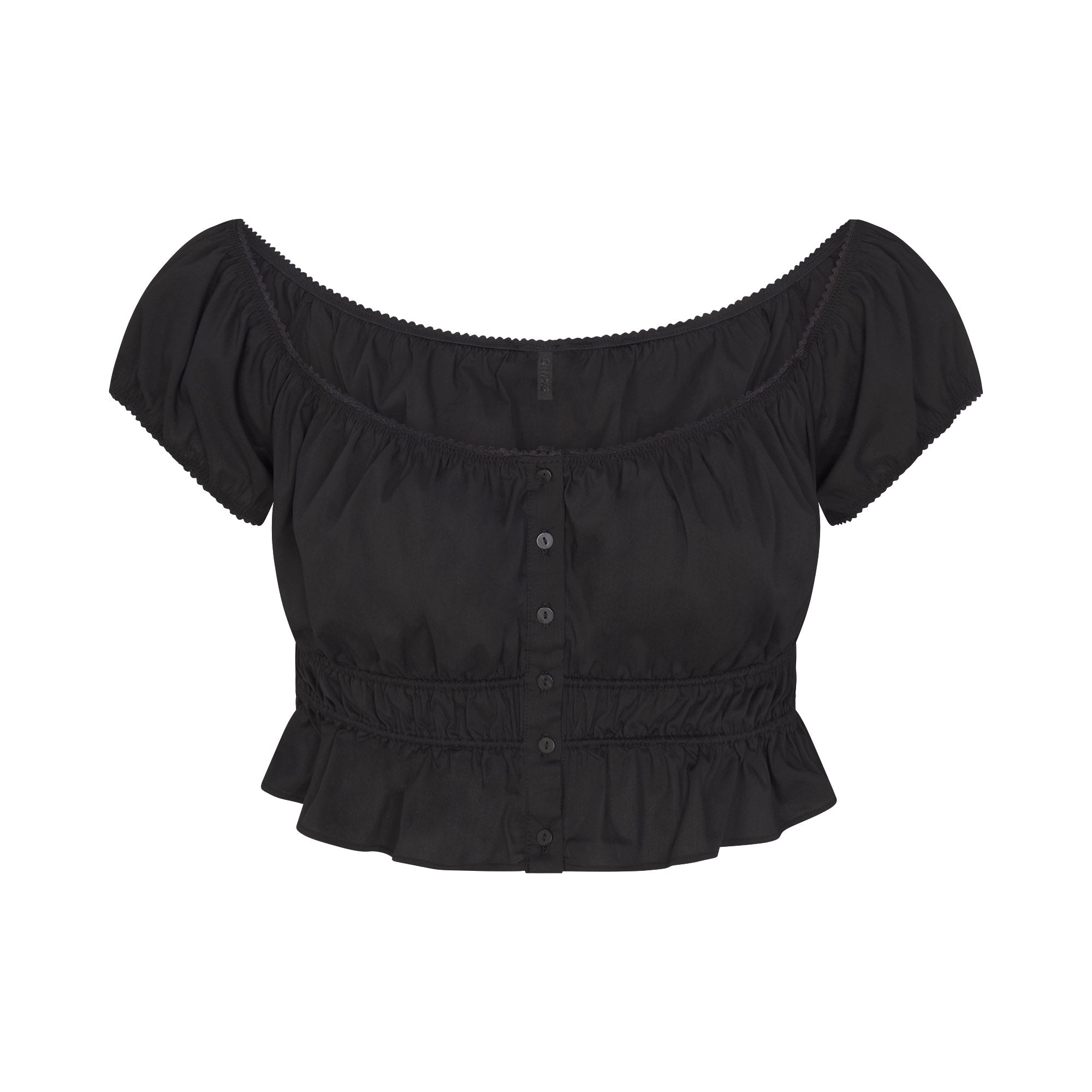 poplin apparel off the shoulder top poplin apparel off the shoulder top