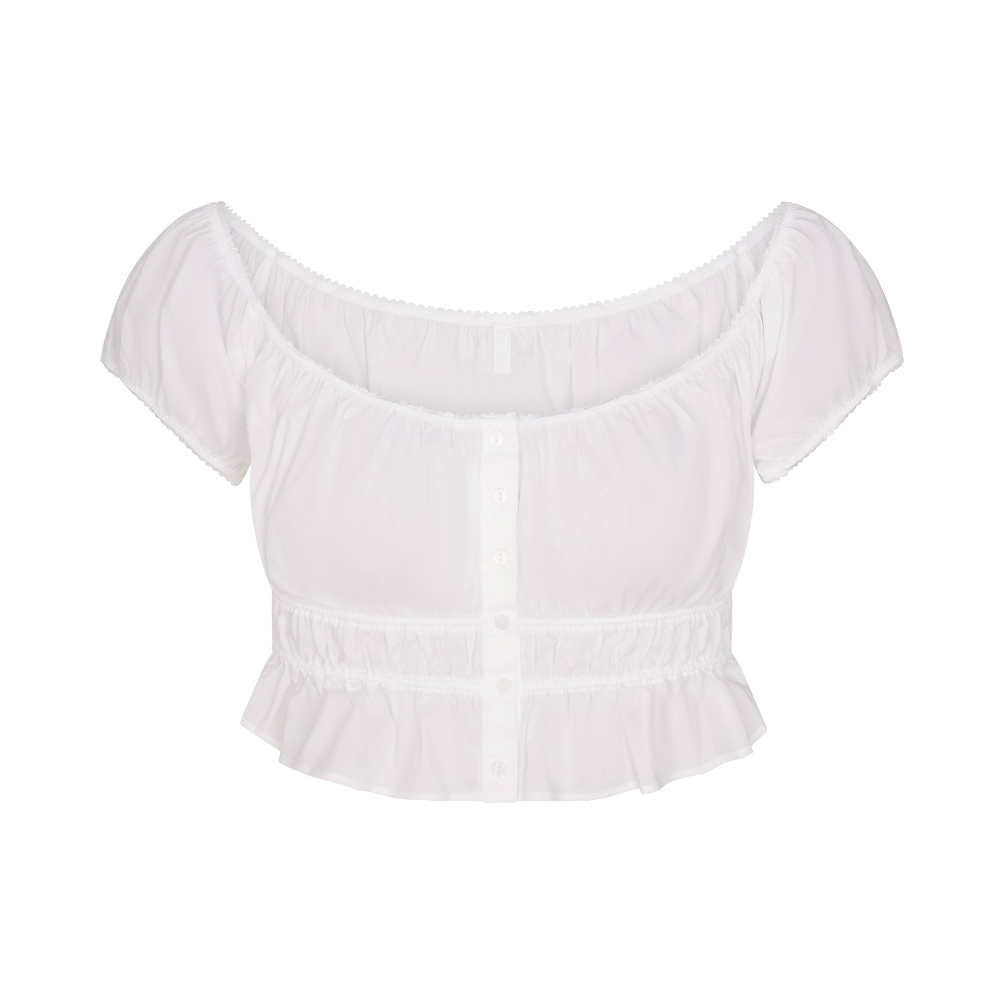 poplin apparel off the shoulder top poplin apparel off the shoulder top