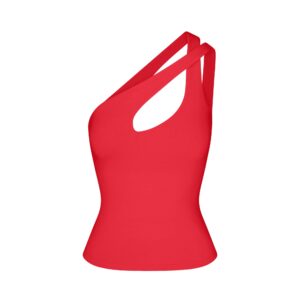 smooth layers one shoulder top